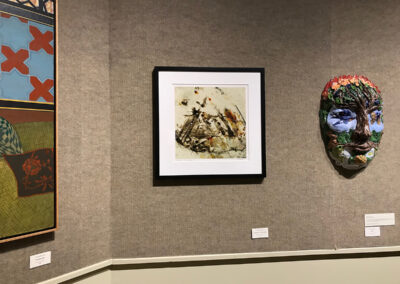 A George Fellner photo in an art exhibit