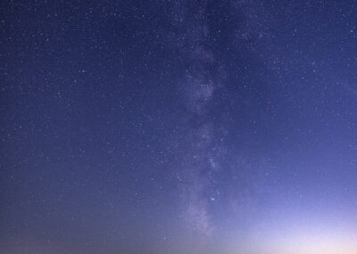A sunset night sky in Old Saybrook, Connecticut