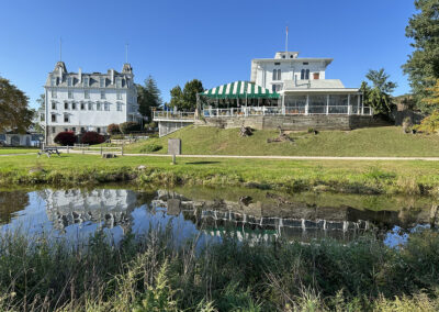 Goodspeed Opera House and the Gelston House in East Haddam, Connecticut