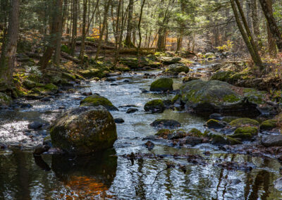 The Eightmile River in Devil's Hopyard State Park in East Haddam, Connecticut