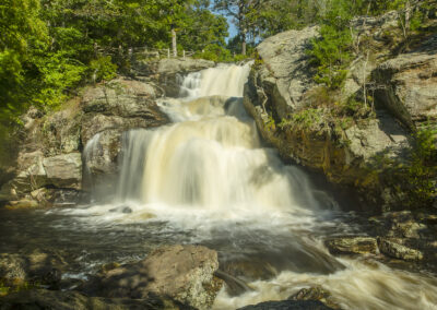 Chapman Falls in Devil's Hopyard State Park in East Haddam, Connecticut