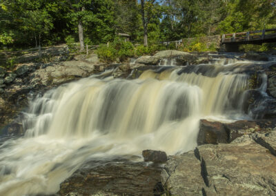 Chapman Falls in Devil's Hopyard State Park in East Haddam, Connecticut