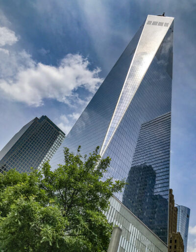 The One World Trade Center tower in Lower Manhattan
