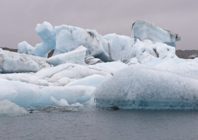Ice floes at Jokulsarlon, Iceland