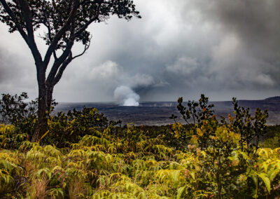 Smoke billows from the Kilaueia caldera in Hawaii