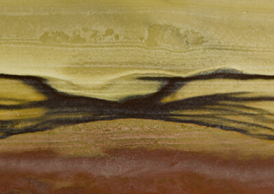 Striations in jasper resemble a running horse