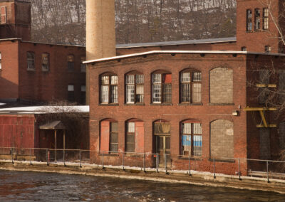 Photo of dilapidated factory in Massachusetts